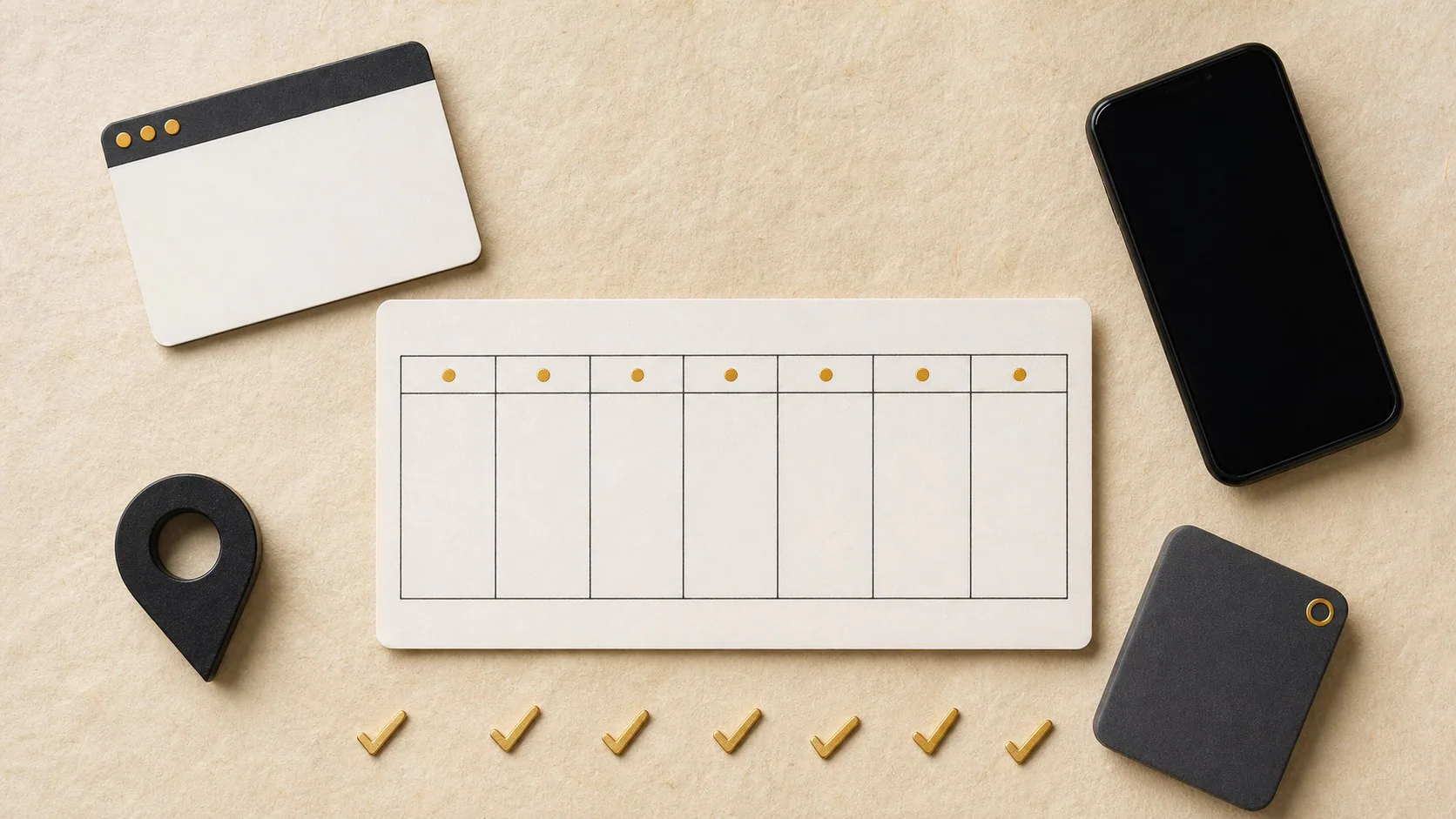 Editorial seven-day website launch calendar with forms, analytics, sitemap, mobile and backup checks