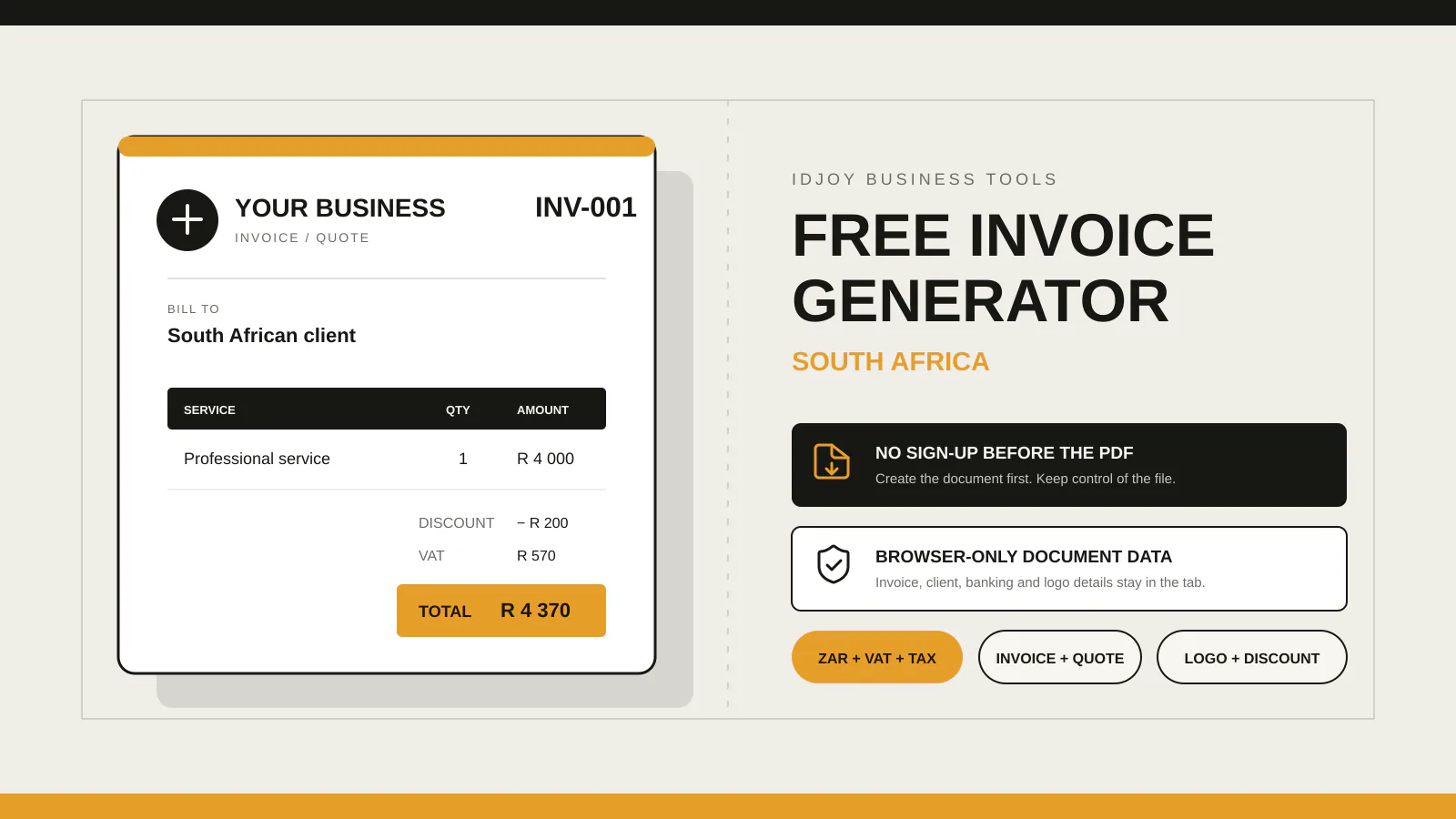 New business owner organising invoices, expenses and tax records
